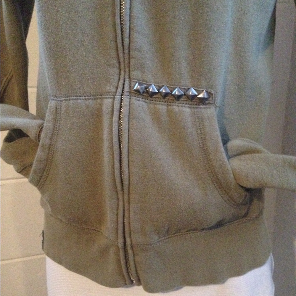 NWOT- Volcom Rollcall Zip-up Tie around Jr W Hoodie - Picture 3 of 8